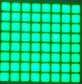 

20PCS x 6mm 8*8 Jade Green Blue Red White Square LED Dot Matrix Digital Tube LED Display Module 2488BGG 2488BB Light Beads
