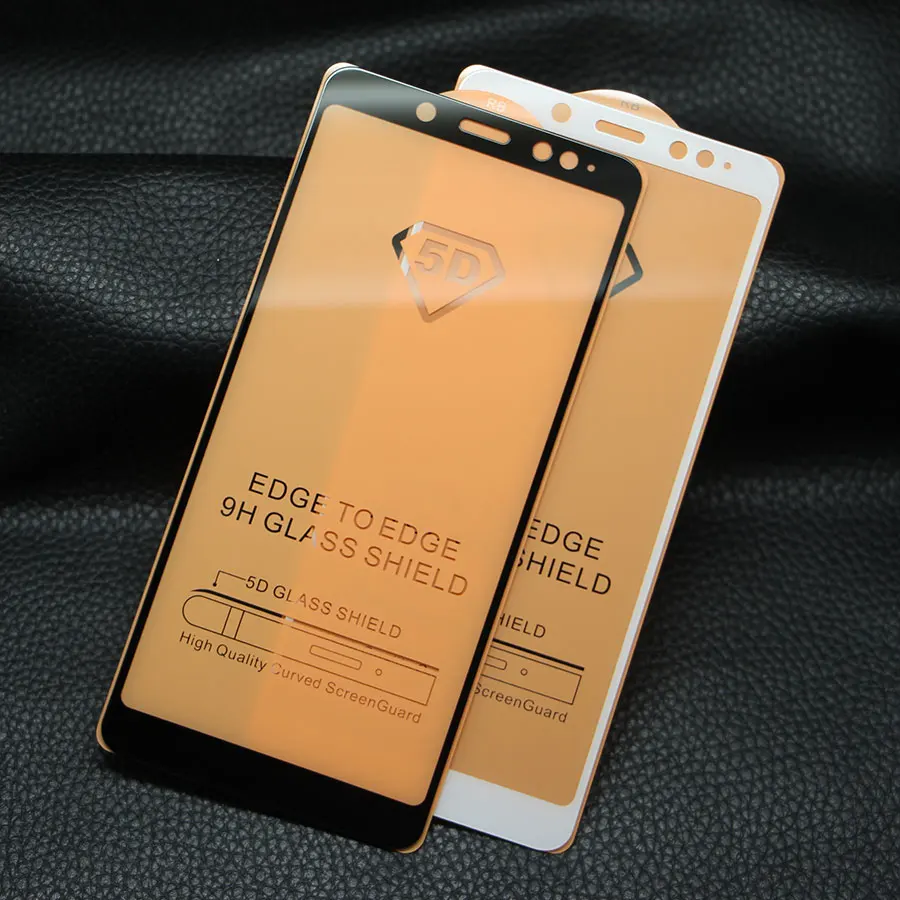 9 H полное покрытие закаленное стекло экран протектор Шелковый для Redmi Note 4x5 5a 6 6a