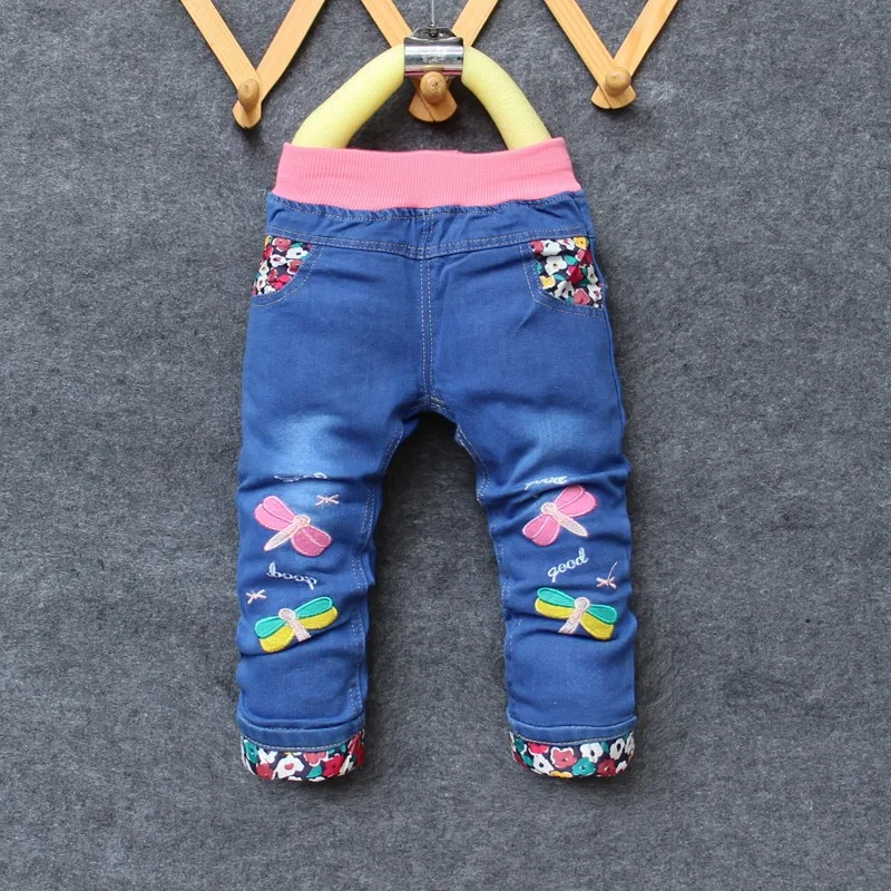 Джинсы для малышей детские джинсы в стиле панталона панталона|meisjes jeans|baby jeansjeans baby