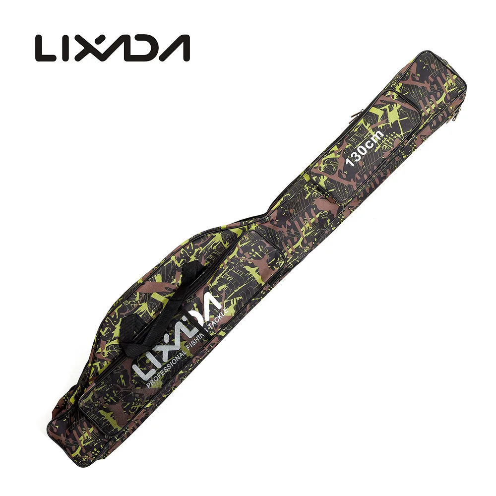 Lixada складные сумки для удочек Оксфорд сумка хранения удочки 130/150 см 2 слоя катушки