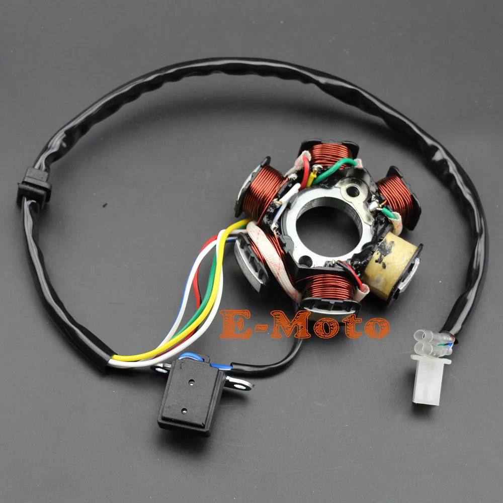 GY6 150 6-полюсная катушка статора CDI зажигания 150CC в наличии мотовездеход карта