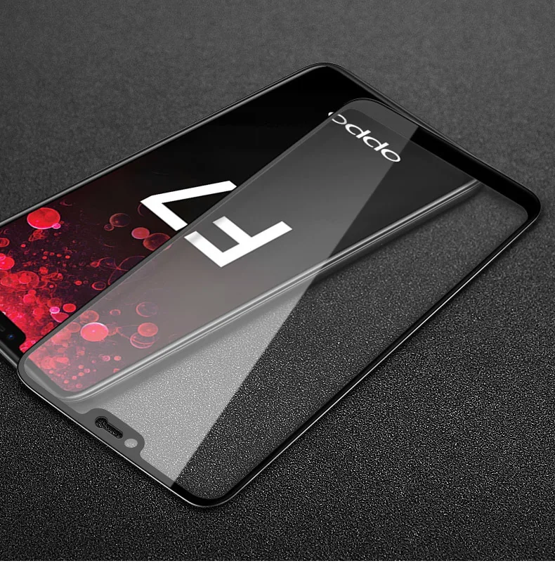 2PCS Full Cover Tempered Glass For OPPO F7 Screen Protector protective film glass | Мобильные телефоны и аксессуары