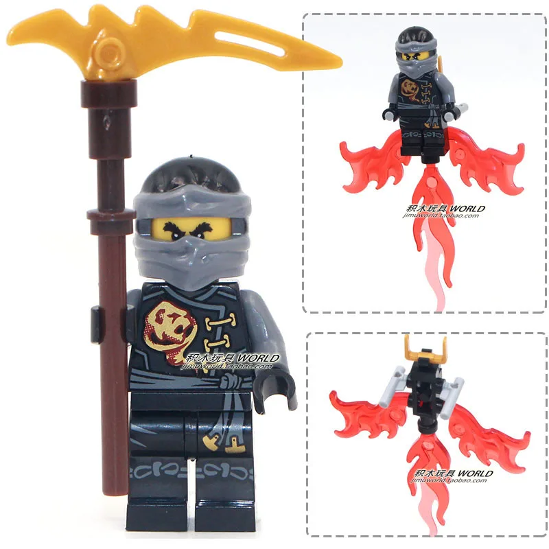 8 шт. Фантом Skybound Летающий ниндзя Bonezai Zane фигурки Kai jay Cole Snake Lloyd minifig строительные