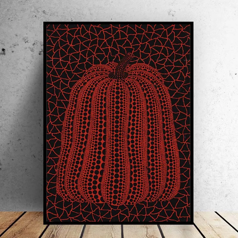 Самоотверженное искусство Yayoi Kusama Холст Искусство натюрморт искусство напечатанная картина маслом на холсте настенная живопись для домашнего декора Настенная картина