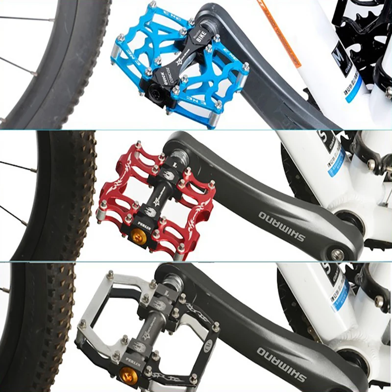 ROCKBROS сверхлегкие велосипедные педали с подшипником MTB алюминиевая ось 9/16