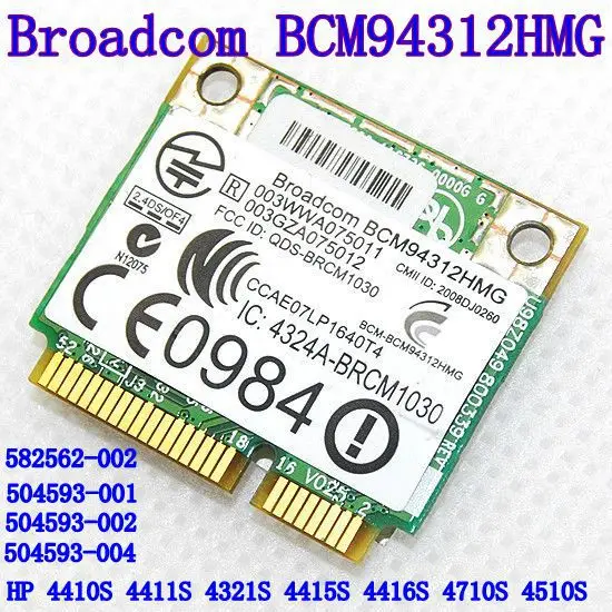 Broadcom Bcm94312hmg Bcm4312 мини Pci e беспроводная Wi Fi карта 802 11 B G|wireless wifi card|wifi cardbroadcom bcm94312hmg |