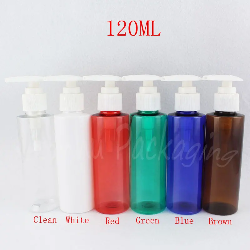 120ML Plastic Bottle With Heart Shape Lotion Pump , 120CC Lotion / Shower Gel Packaging Bottle , Empty Cosmetic Container