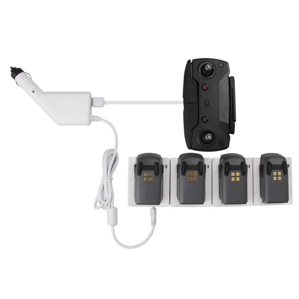 Автомобиль Зарядное устройство для DJI Spark Батарея USB Порты и разъёмы пульт