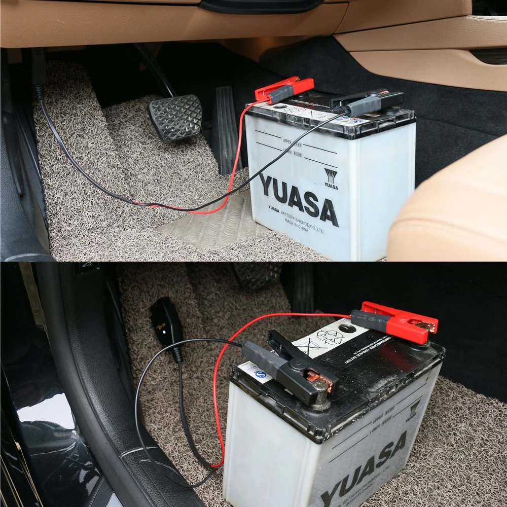 Автомобильный зажим AUTOOL для аккумулятора OBD2 ODB 2 кабель аварийного питания зажимы