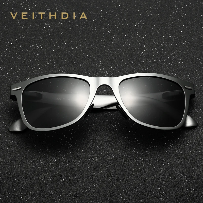 Фото Солнцезащитные очки VEITHDIA, брендовые дизайнерские классические уличные мужские поляризационные квадратные велосипедные солнцезащитные очки, спортивные очки для вождения для мужчин №4