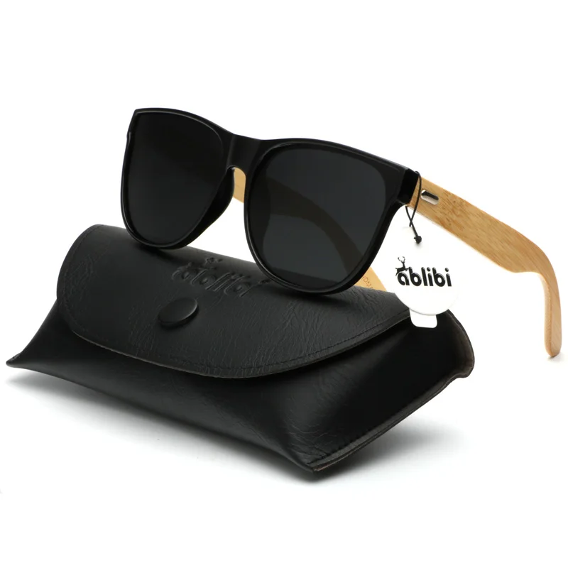 Солнцезащитные очки Ablibi мужские поляризационные из бамбука и дерева|brand glasses|designer