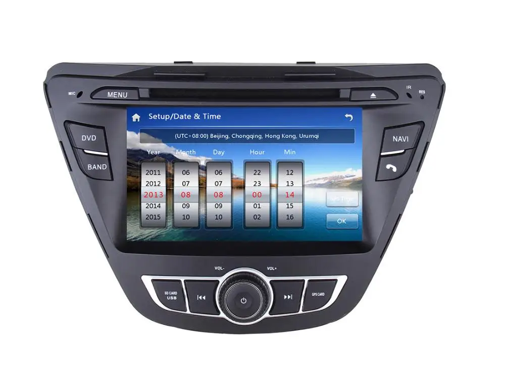 Автомобильный DVD плеер indash 7 дюймов с GPS (опционально) аудио радио стерео USB/SD AUX BT/TV
