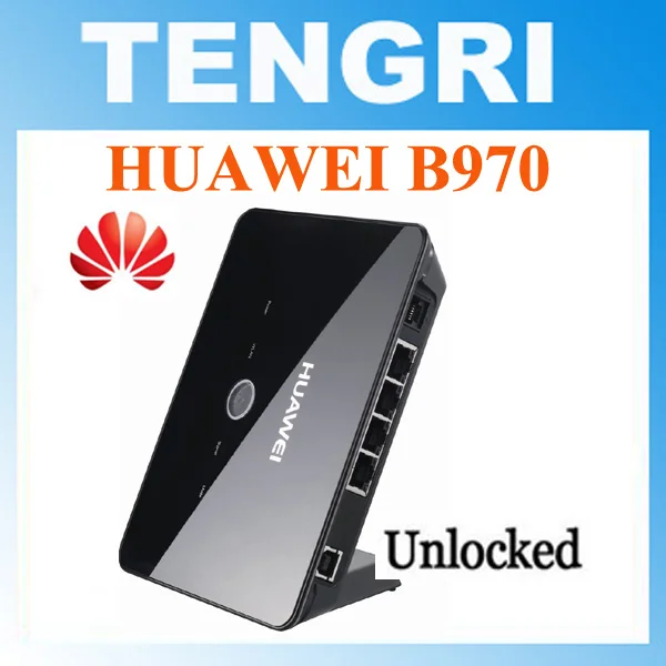 Разблокированный беспроводной роутер Huawei B970 B970b 3G шлюз HSDPA Wi Fi со слотом для SIM
