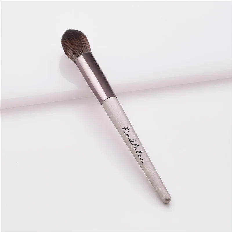 1 Pcs Makeup Brush Pro Beauty Facial Tool Foundation Concealer Flat Oblique/Flame Double Head Cosmetic Brushes | Красота и здоровье