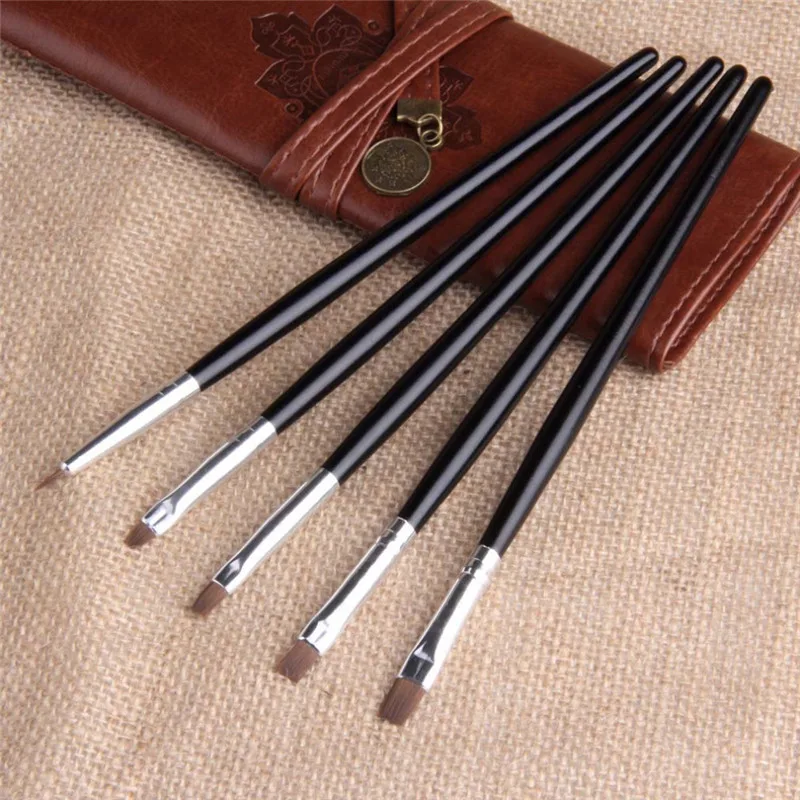 5 шт. профессиональные окрашенные ногти крючок линия ручка для дизайна ногтей