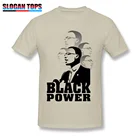 Черная бежевая Мужская футболка из хлопка, футболка Martin Luther King, Черные Силовые топы, футболки с надписью и принтом персонажа, прикольная одежда для парней