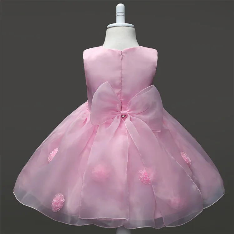 Girl princess dress flower girl bow headdress baby clothes | Детская одежда и обувь