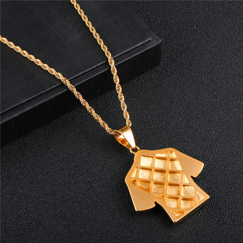 Ожерелье US7 в стиле хип хоп со сверкающей звездой футбола ожерелье из нержавеющей