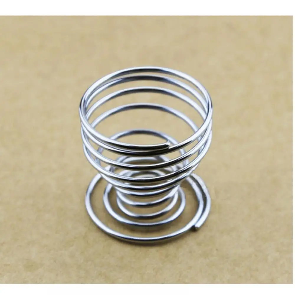 1 шт. держатель для яиц Лидер продаж поднос из нержавеющей стали с пружинной