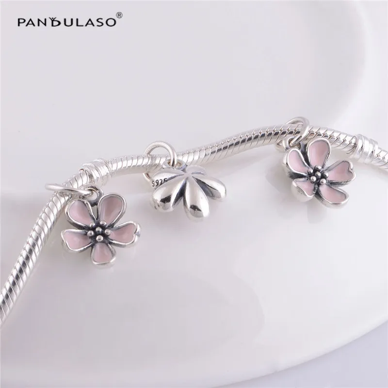 Аутентичные 925 стерлингового серебра ювелирные подвески в виде бус подходящие