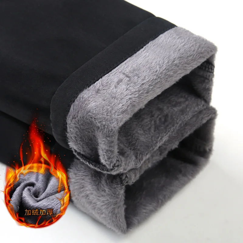 

MRMT 2021 Brand New Winter Men's Trousers Slacks Pants for Male Plus Velvet Thickening Trouser