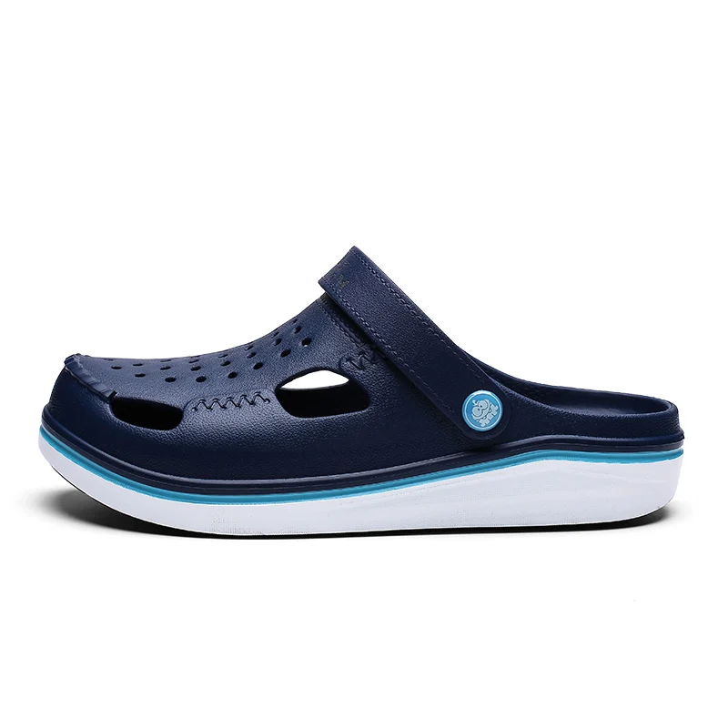 Новая прозрачная Летняя обувь мужские пляжные сандалии Тапочки для мужчин