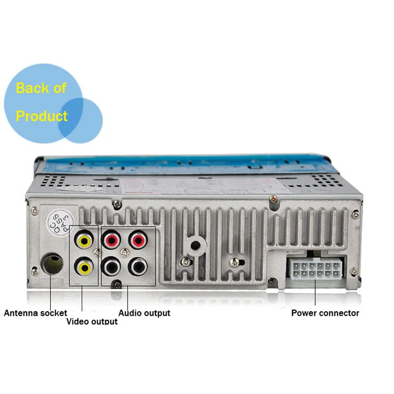 Автомагнитола 60 Вт x 4 стерео плеер Bluetooth 1 Din MP3 FM/USB 12 В автомобильная аудио