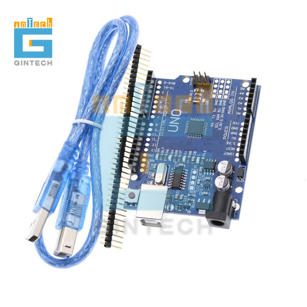 Новое поступление один комплект UNO R3 CH340G + MEGA328P Чип 16 МГц для Arduino плата разработки