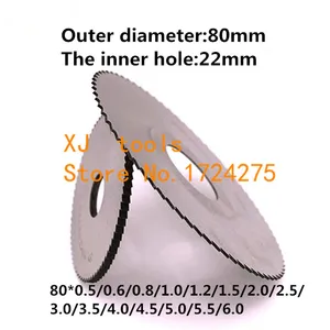 Фрезерный резак с лезвием пилы, Фрезерный инструмент, фотошпилька, 1 шт., диаметром 80*0,50,60,81,01,21,52,02,53,04,05,0