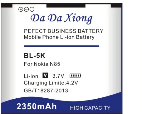 Аккумулятор Da Xiong 2350 мАч BL 5K BL-5K BL5K литий-ионный аккумулятор телефона Батарея для Nokia N85 N86 N87 8MP 701X7 C7 C7-00 C7 X7-00 2610S T7