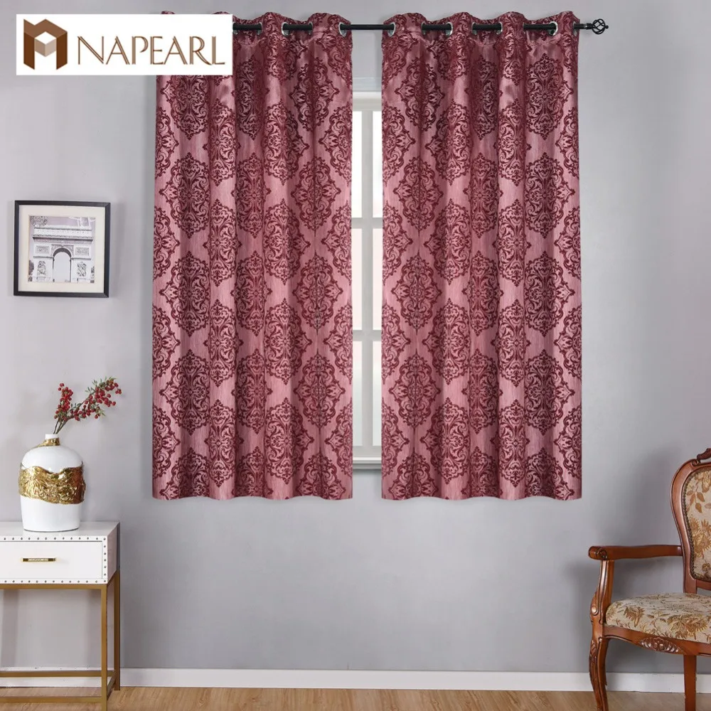 NAPEARL короткие Декоративные Дверные Шторы для кухни полиэстер втулка топ
