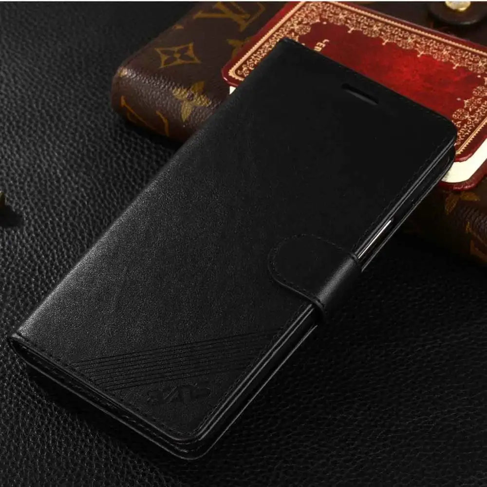 AZNS бумажник чехол для huawei Honor 3X G750 книга флип чехол PU кожаный Стенд телефон Сумки Чехлы для huawei Honor 3X кожаный чехол - Цвет: Черный
