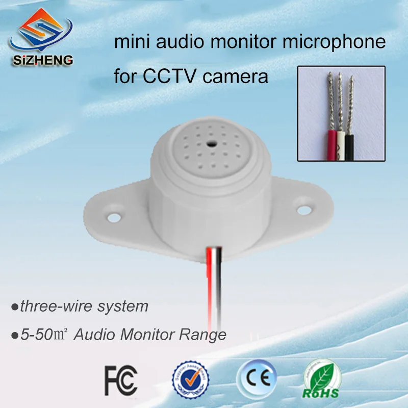 SIZHENG COTT QD30 миниатюрный потолочный Звуковой Монитор звуковой микрофон