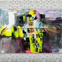 palette knife portrait face oil painting character figure canva hand painted francoise nielly wall art picture for living room37