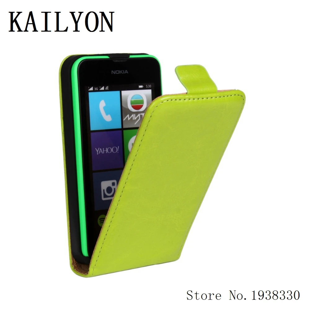 Kailion для Nokia Lumia 530 N530 Вертикальный флип-чехол мобильный телефон сумка кобура