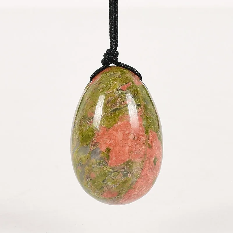 

Jade Egg Natural Unakite Yoni Egg Crystal Sphere For Kegel Exercise Pelvic Floor Muscle Vaginal Exercise Ben Wa Ball