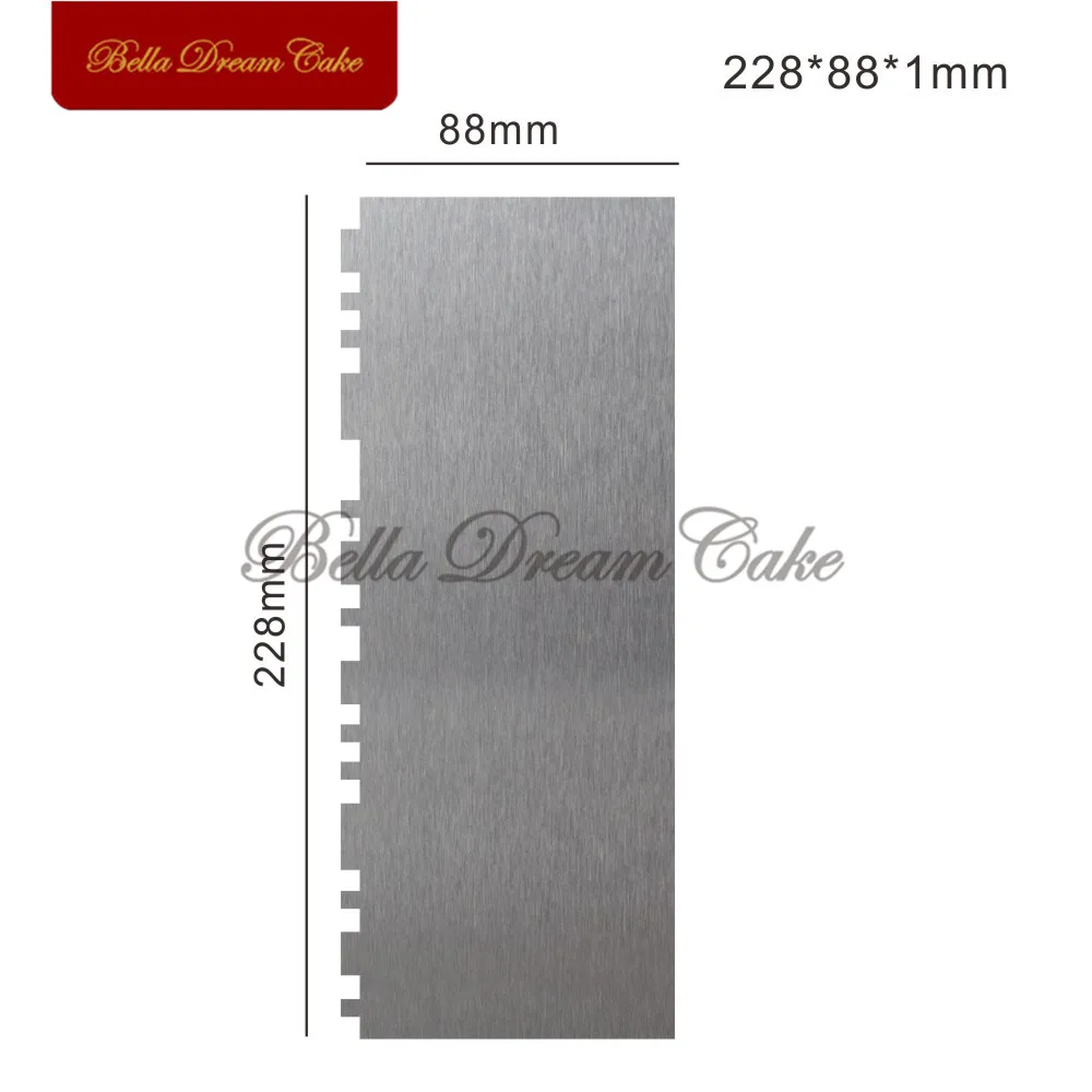 1 шт. скребок из нержавеющей стали для шпатели торта Сливочный крем Гладкие