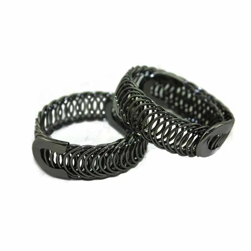 Мода браслет натуральная золотистые полые регулируемый Браслеты для Для женщин