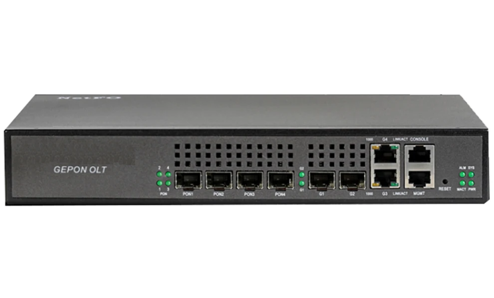 4PON порты EPON OLT FTTH CATV OLT Перевозчик-класс высокой плотности волоконно-оптический высокое качество 1,25G Профессиональный мини
