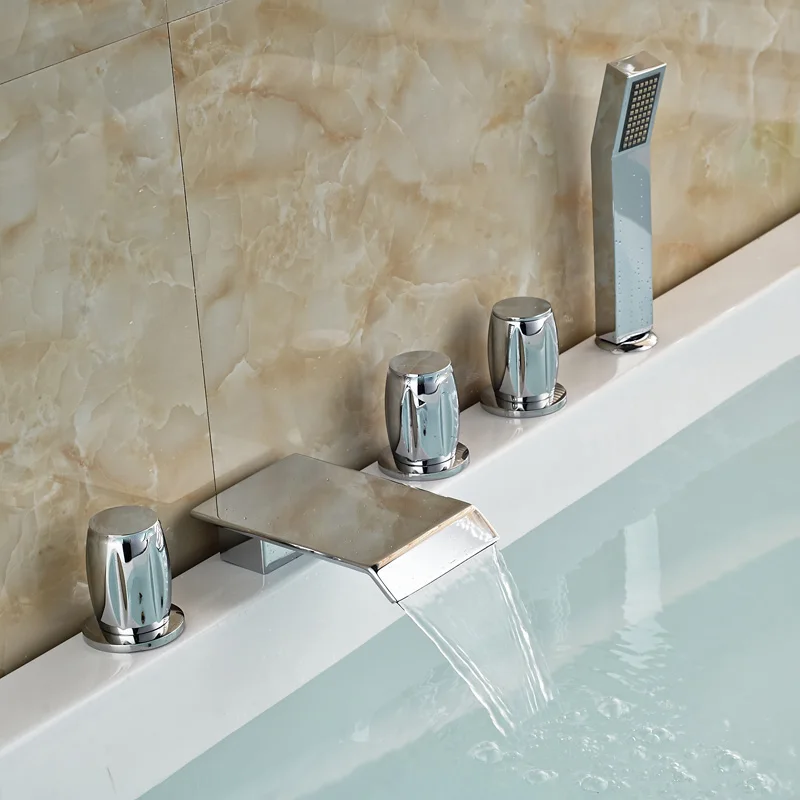 5 шт. душевая лейка Водопад|shower bathtub faucets|faucet chromeshower faucet ratings |