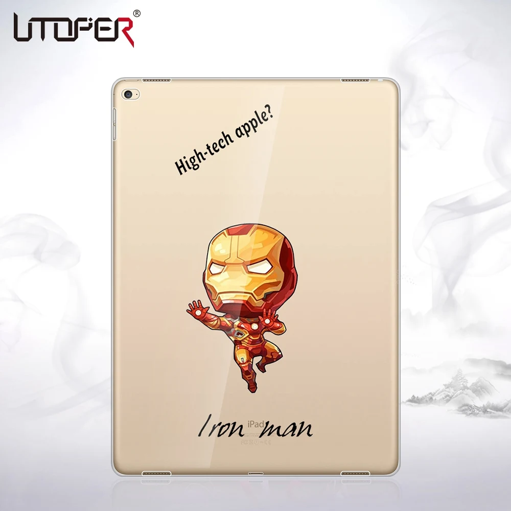 UTOPER для iPad 2 чехол 3 Чехол Коке моды Мстители Силиконовые ТПУ Fundas 2/3 /4 мультфильм