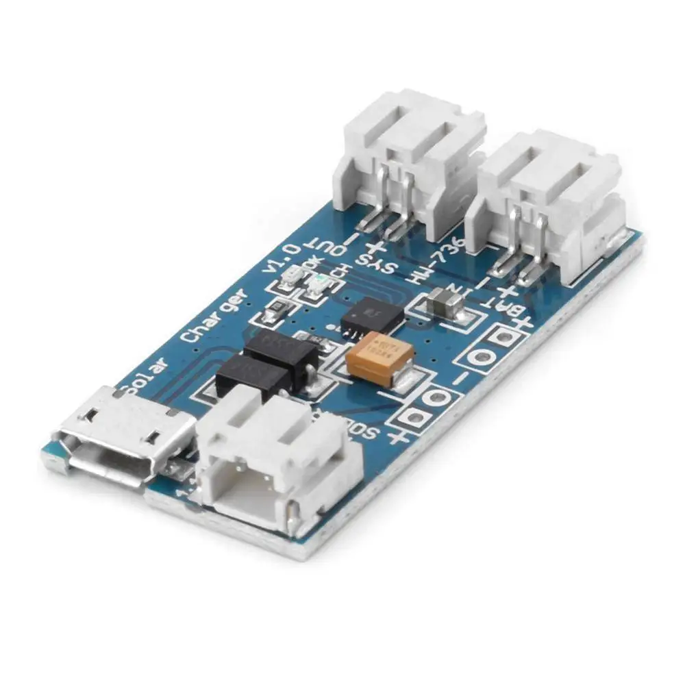 

1pc Mini Solar Lipo Charger CN3065 Module Boards Lithium Battery Chip DIY Outdoor Charging Board Module