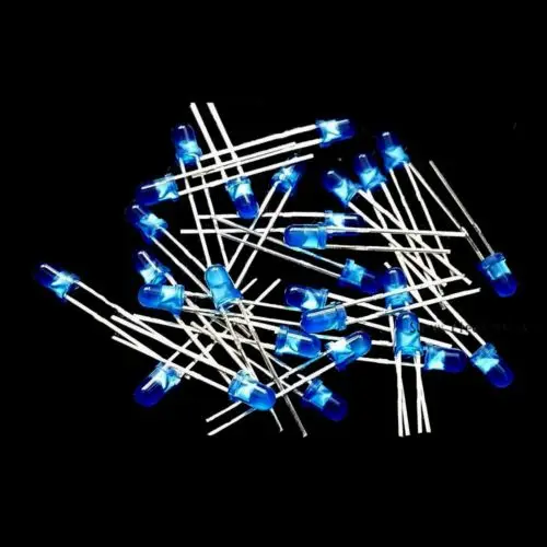 

Супер яркий светодиод 3 мм синего цвета, 1000 шт.