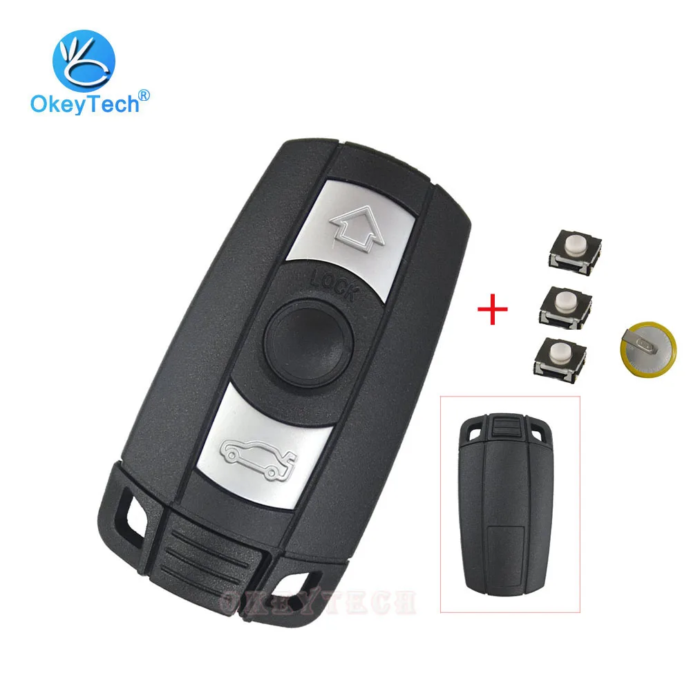 OkeyTech Fob 2 Buttton смарт пульт дистанционного управления автомобильный запасной чехол