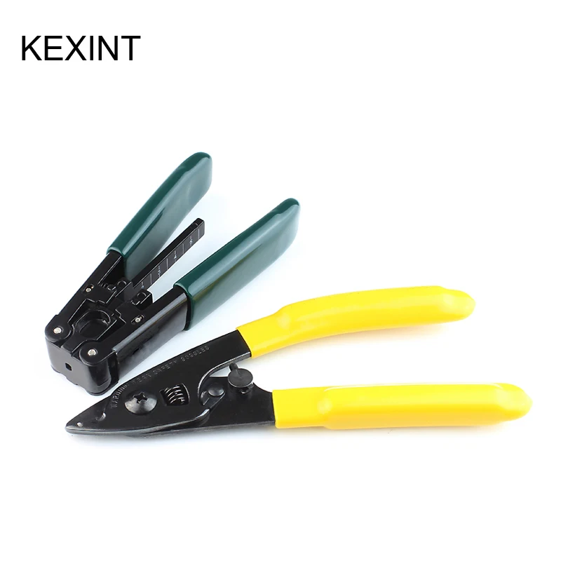 KEXINT FTTH волоконно-оптический набор инструментов с FC-6S кливером и визуальным