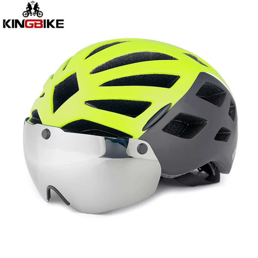 KINGBIKE велосипедный шлем MTB ветрозащитные очки горная дорога велосипедный шлем для мужчин и женщин верховая езда шлем Casco Ciclismo