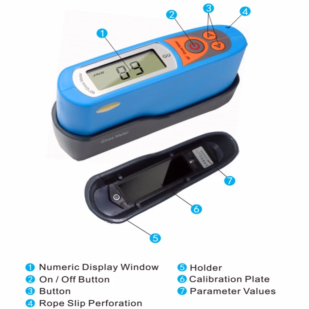Умный Высокоточный глянцевый измеритель MS6 камень мерный гранит мрамор терраццо