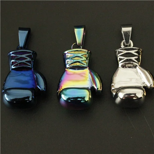 Подвеска для байкера из нержавеющей стали 316L модная разноцветная синяя огромная