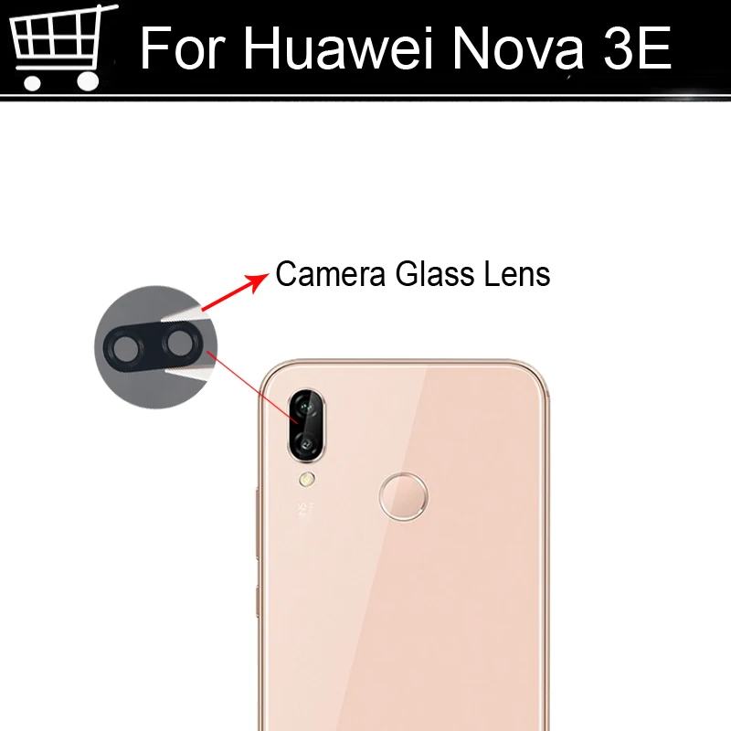 

Оригинальная новая задняя камера для Huawei Nova 3E 3e, стеклянный объектив для Huawei Nova 3 E, запасные части для ремонта, замена Nova3E
