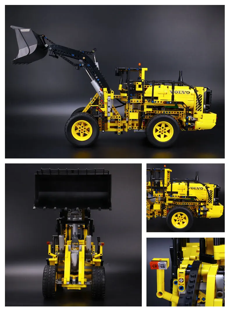 20006 technic серии L350F колесный погрузчик дистанционное управление модель автомобиля строительные блоки кирпичи с 42030 Рождественский подарок